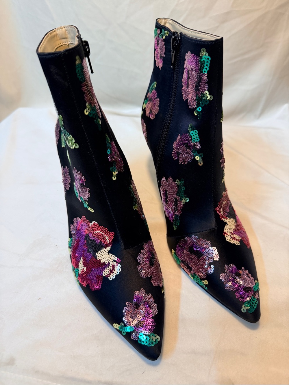 Betsy Johnson Sequin Stiletto Boot - Picture 2 of 9